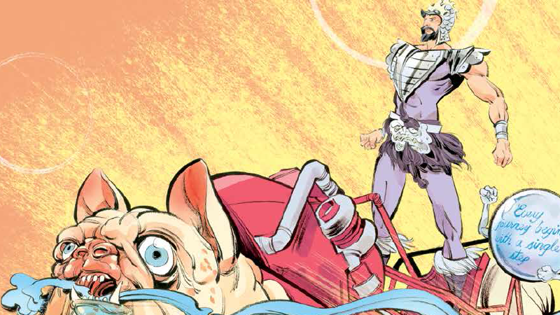Illustration for article titled Chip Zdarsky Dishes on the Action Figure Fantasies of His Wonderfully Bizarre Comic Kaptara